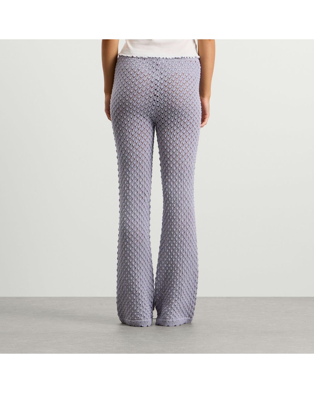 My Mum Made It Purple Daisy Chain Knit Pant