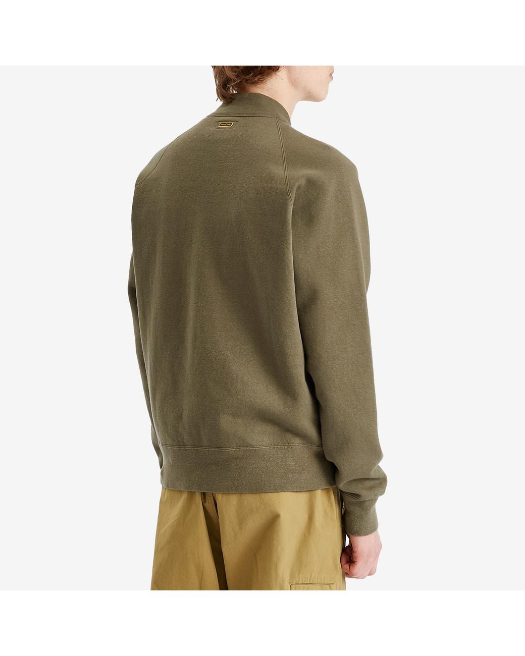Human Made Green Heart Zip Jersey Bomber Jacket for men