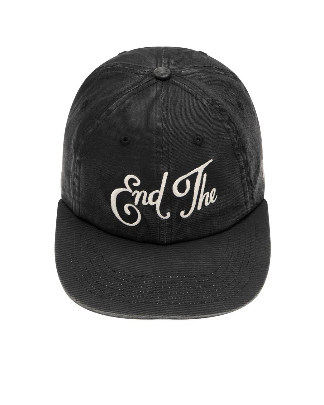 by Parra Black End The 6 Panel Cap for men