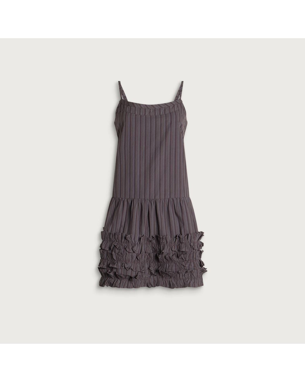 Damson Madder Gray Rio Mini Ruffle Dress