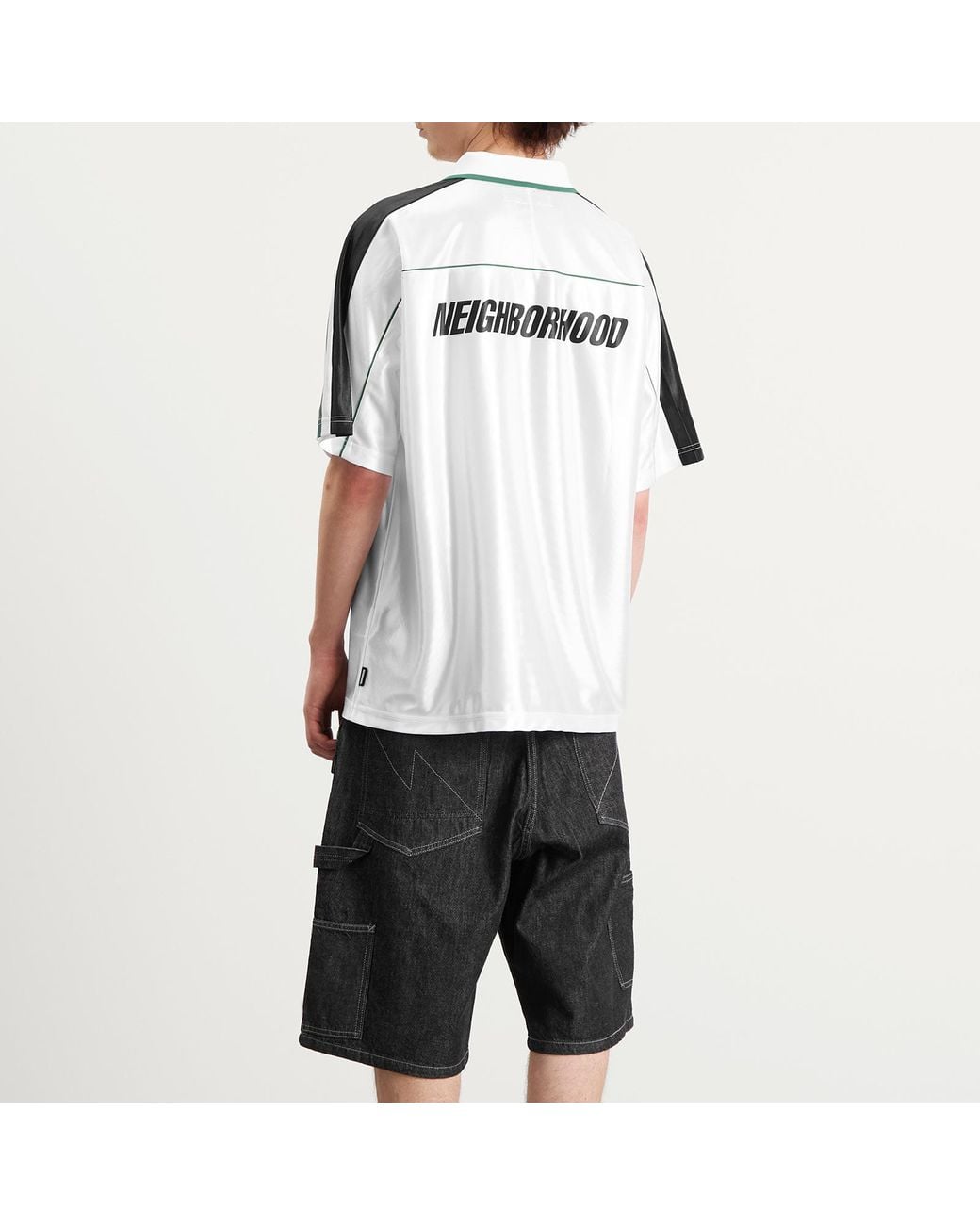 Neighborhood White Game Shirt for men