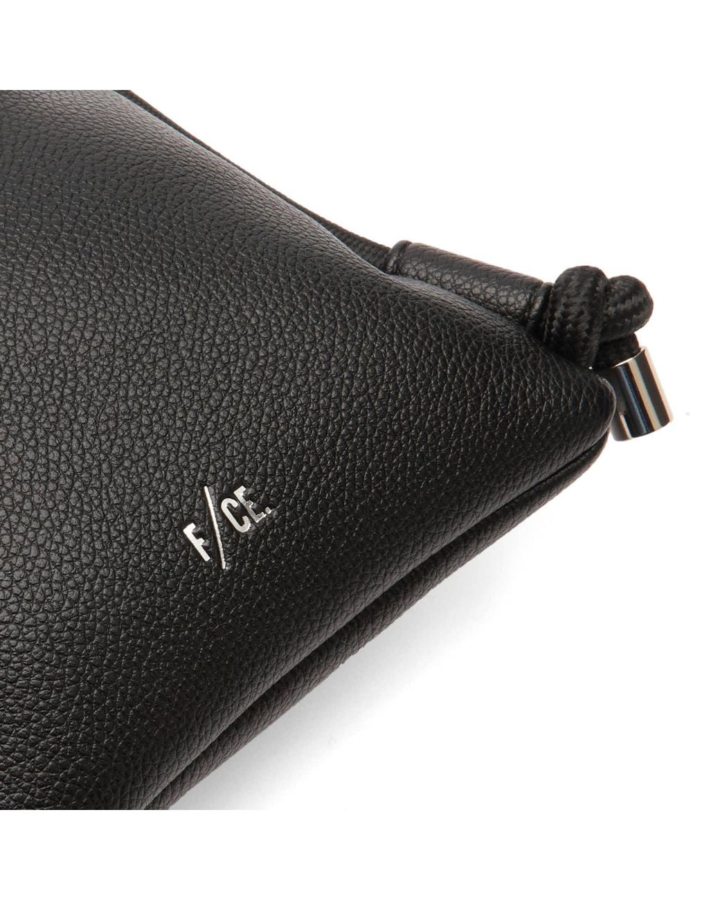F/CE Tech Leather Map Pochette Bag in Black | Lyst