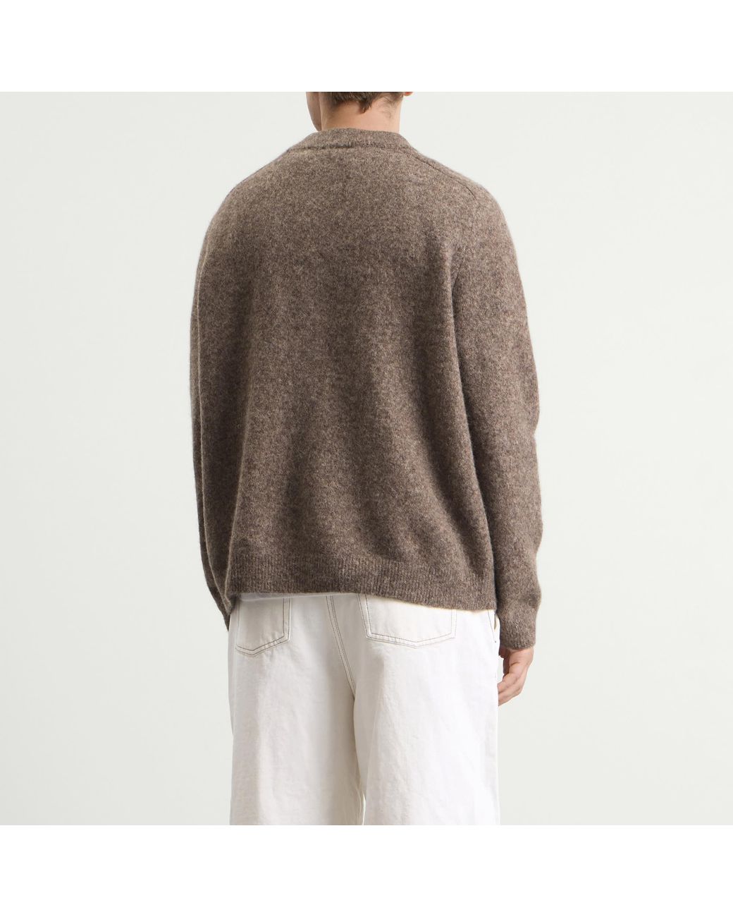 A.P.C. Brown Dylan Alpaca Blend Jumper for men