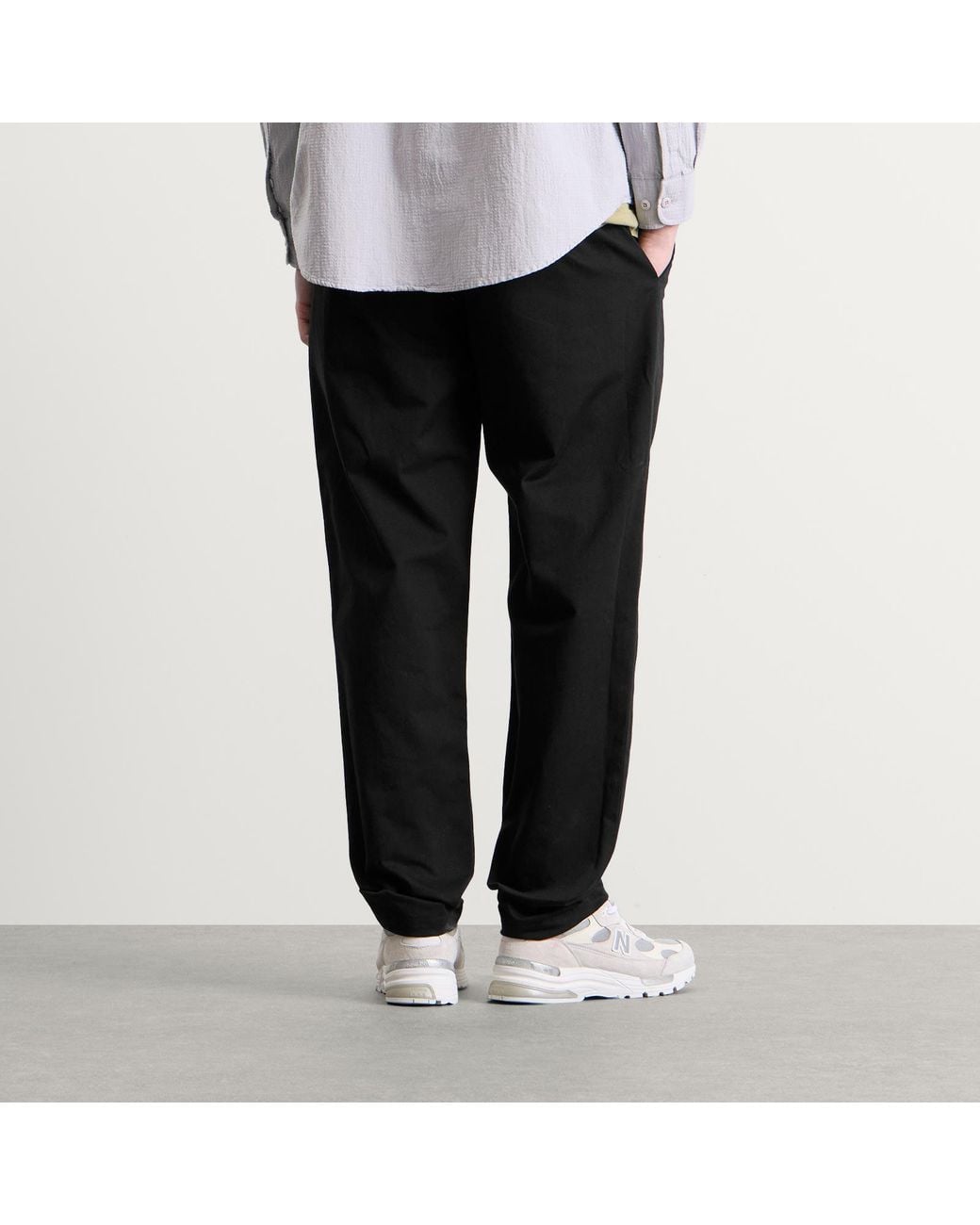 Universal Works Black Military Chino for men