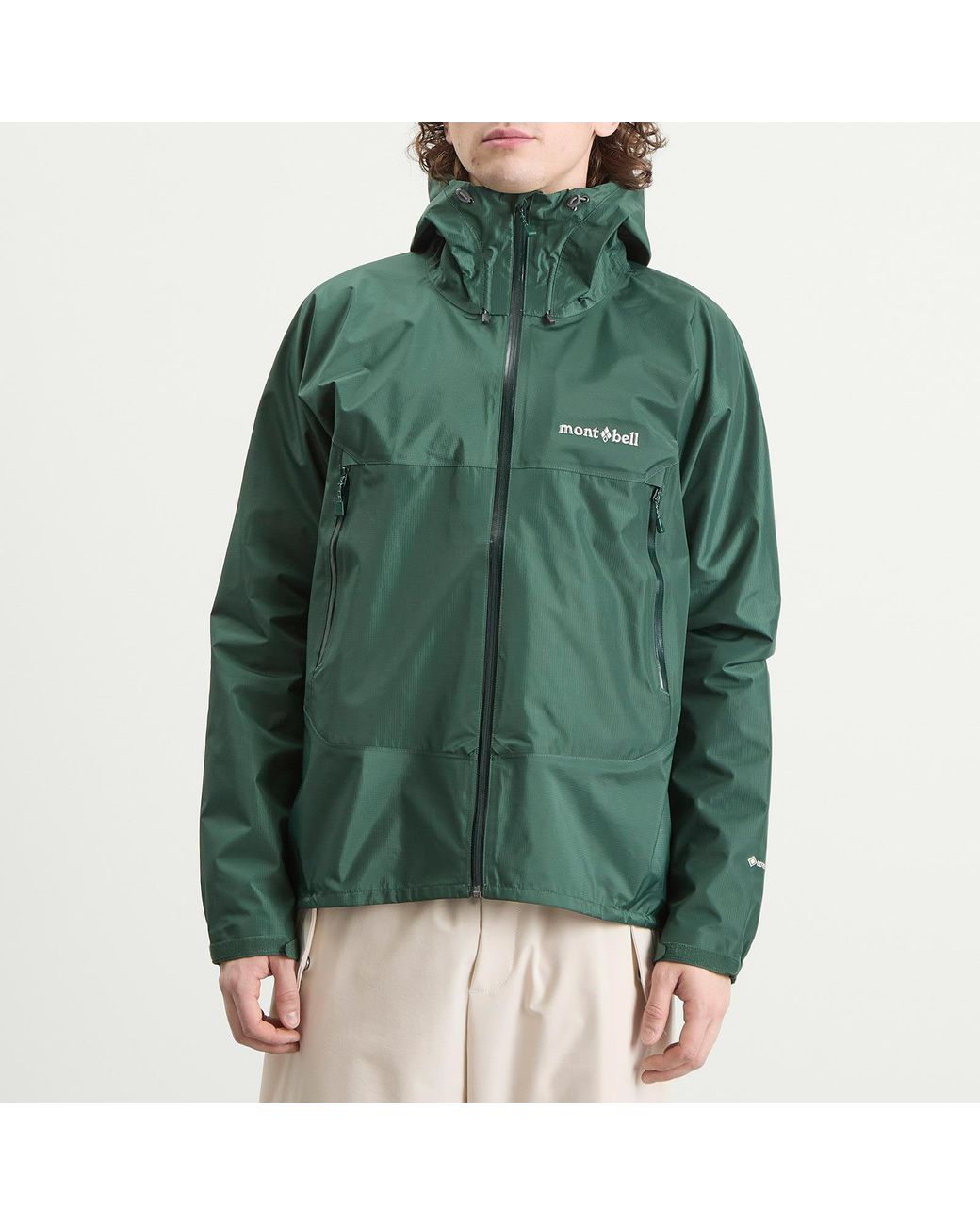 Montbell Green Rain Trekker Jacket for men