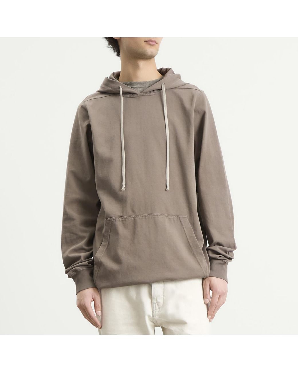 Rick Owens Brown Pullover Hoodie for men