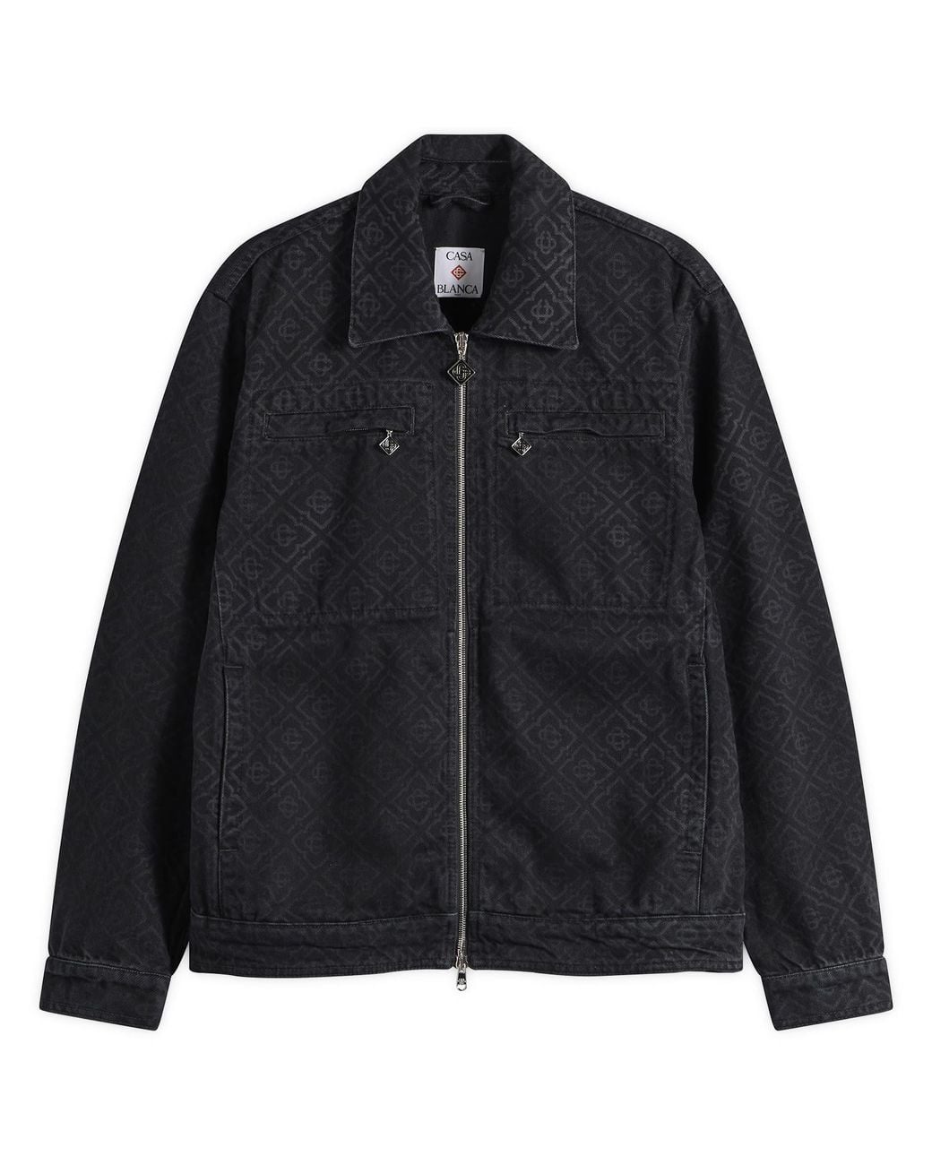 Casablanca Black Monogram Jacket for men