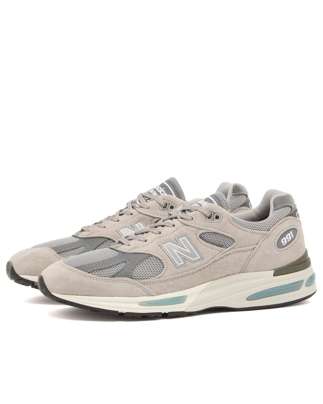 New Balance White U991Gl2