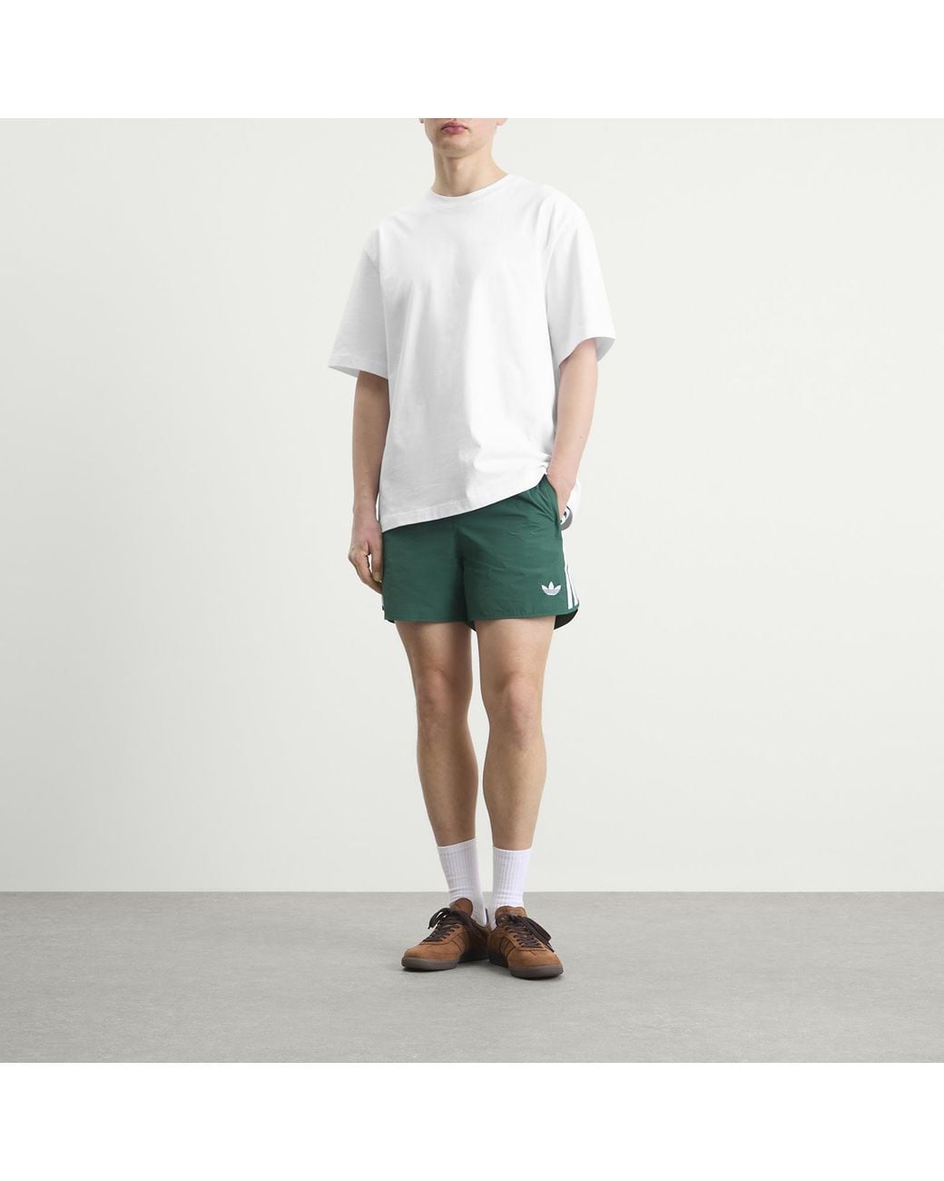 Adidas Green Sprinter Shorts for men