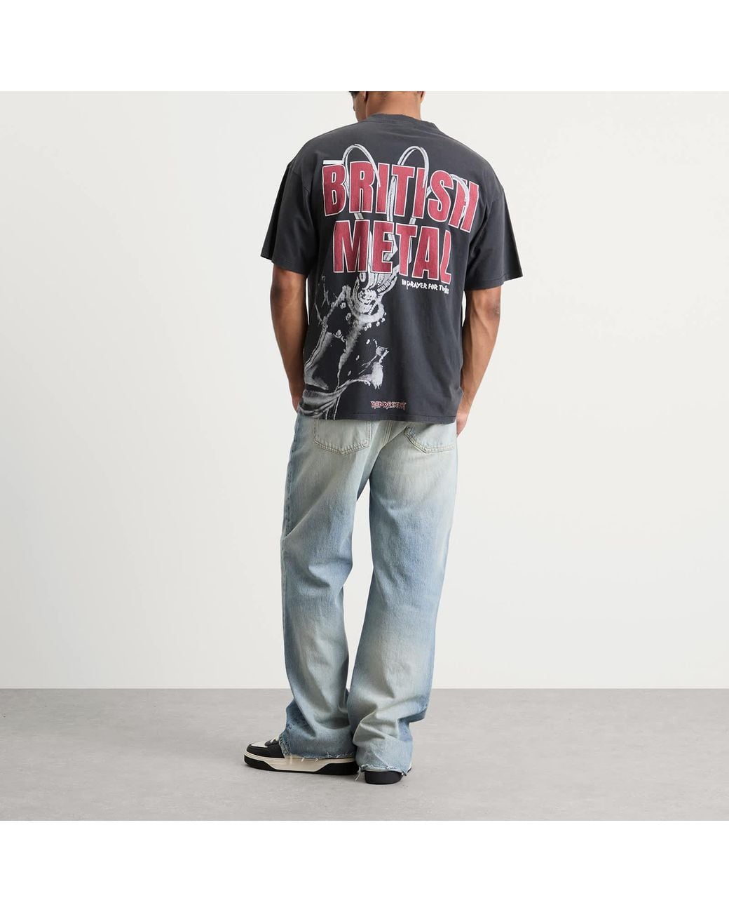 Represent Iron Maiden British Metal T-Shirt in Gray for Men | Lyst