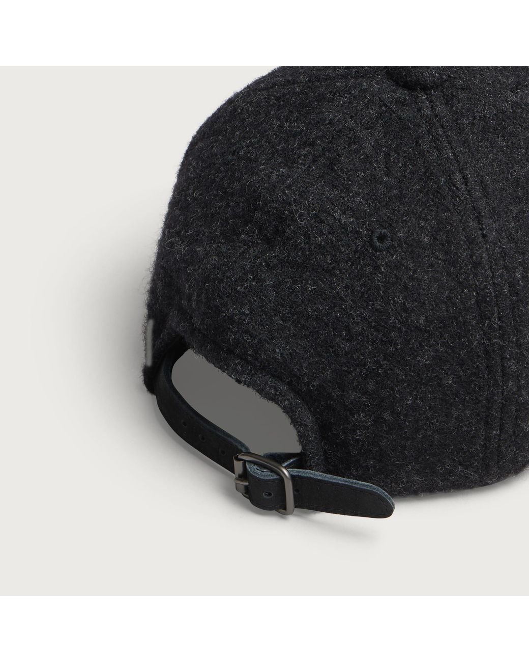 Comme des Garçons Black Herringbone Cap for men