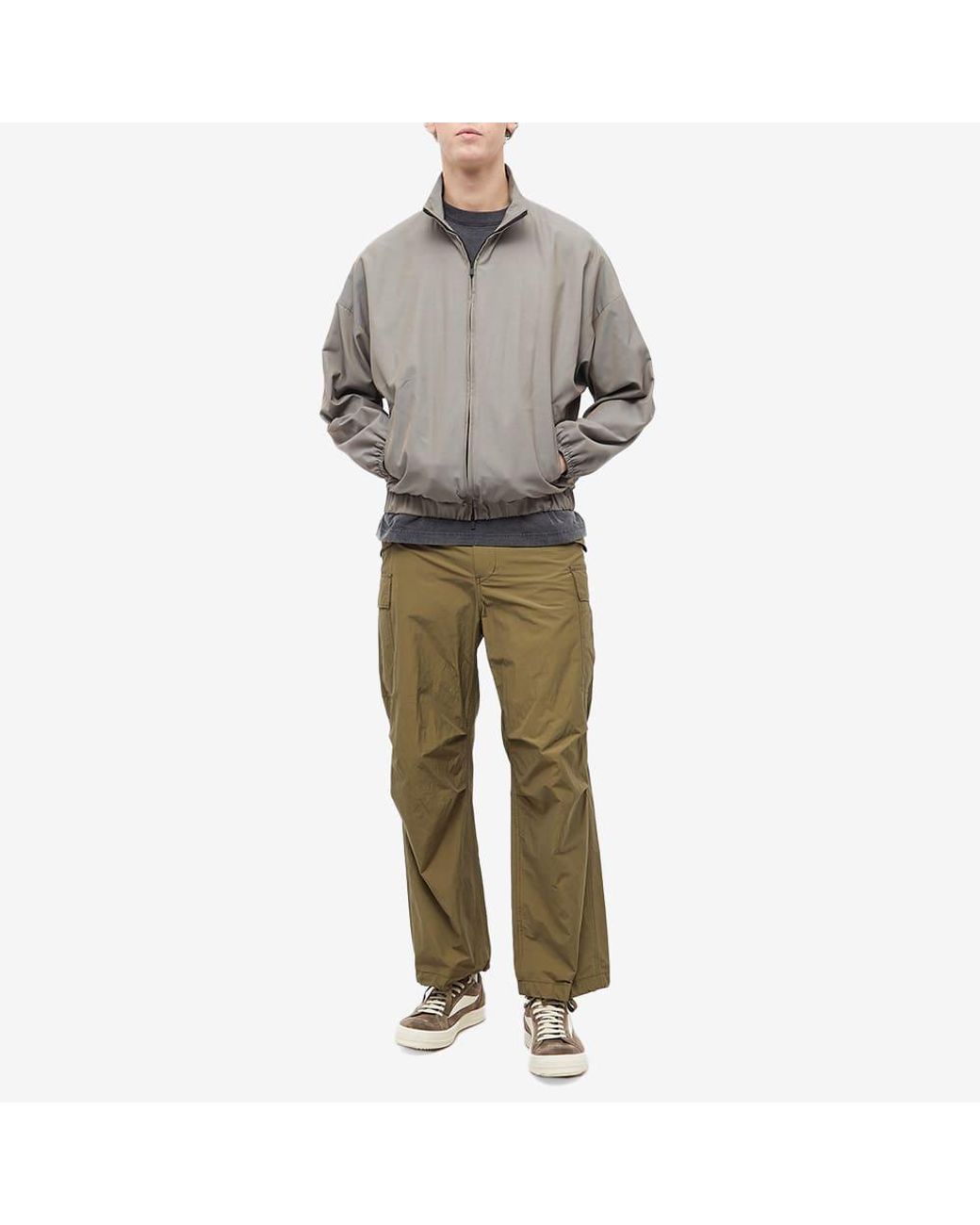 Fear Of God Eternal Wool Nylon Track Jacket in Gray for Men | Lyst