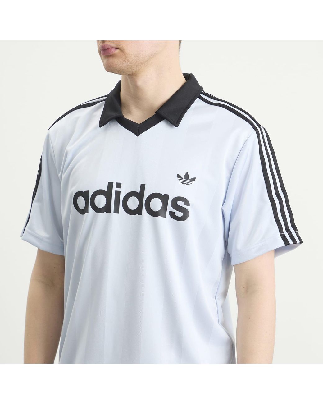 Adidas Blue Spellout Jersey for men