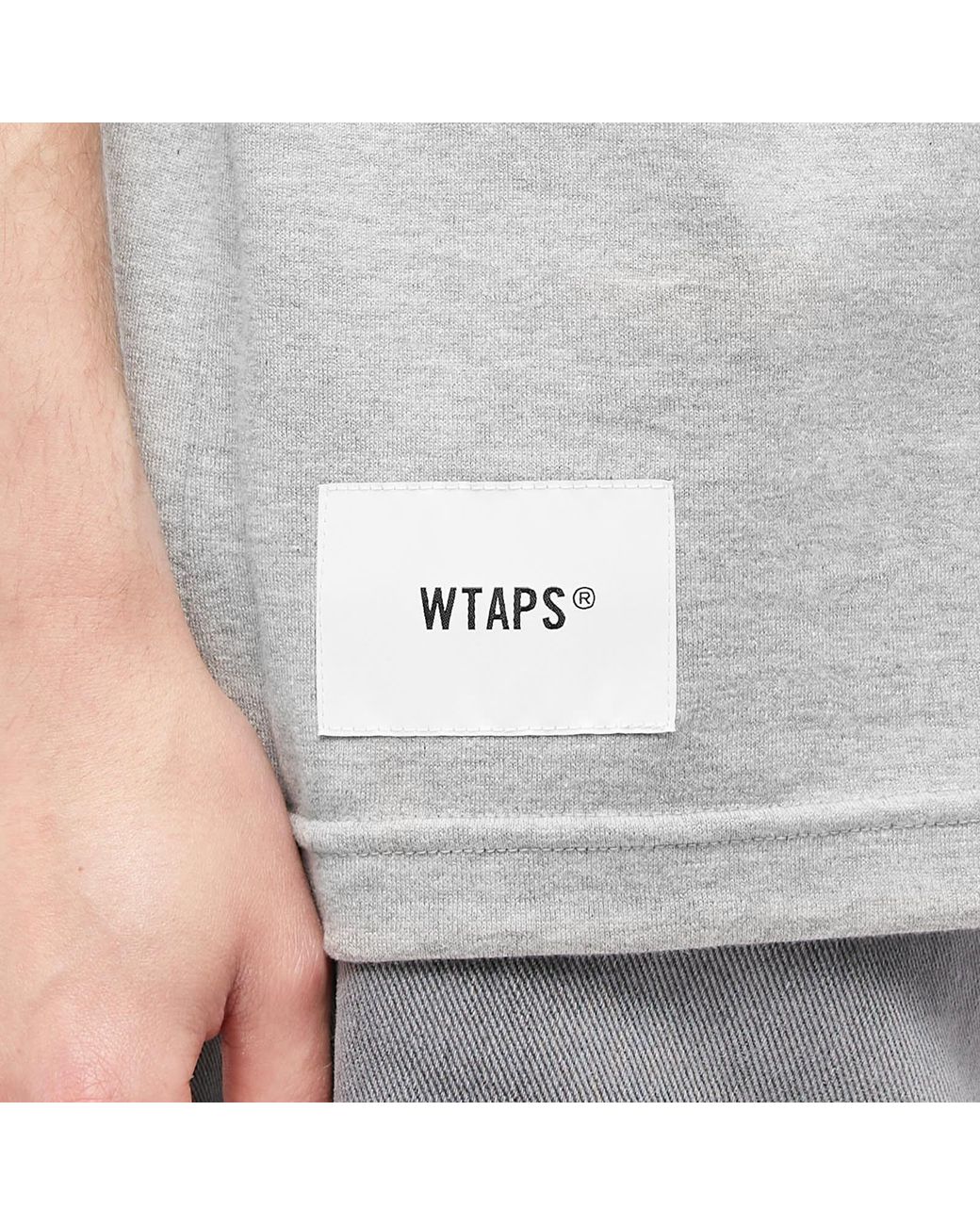 WTAPS 15 Cut & Sew Back Print T-shirt in Gray for Men | Lyst