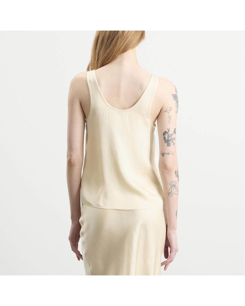 Anine Bing Natural Lea Top