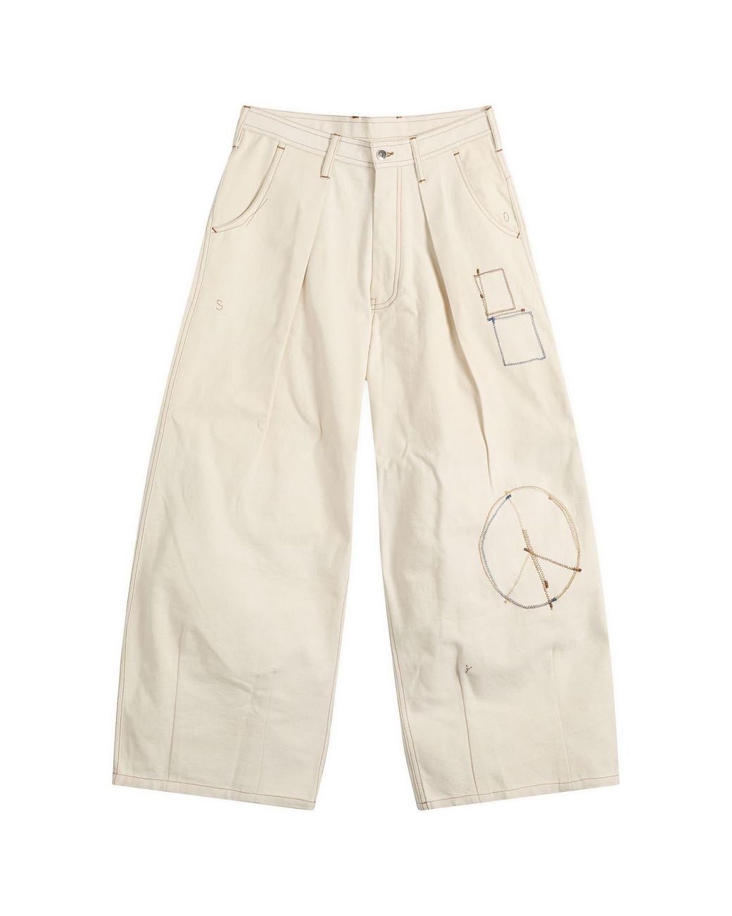 STORY mfg. Natural Hand Applique Lush Pants for men