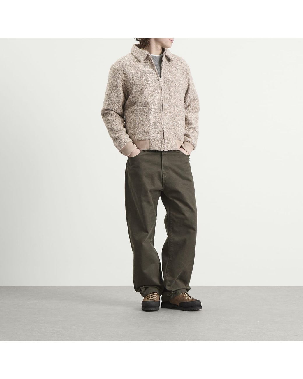 BOUND Natural Cloud Textured Jacket for men