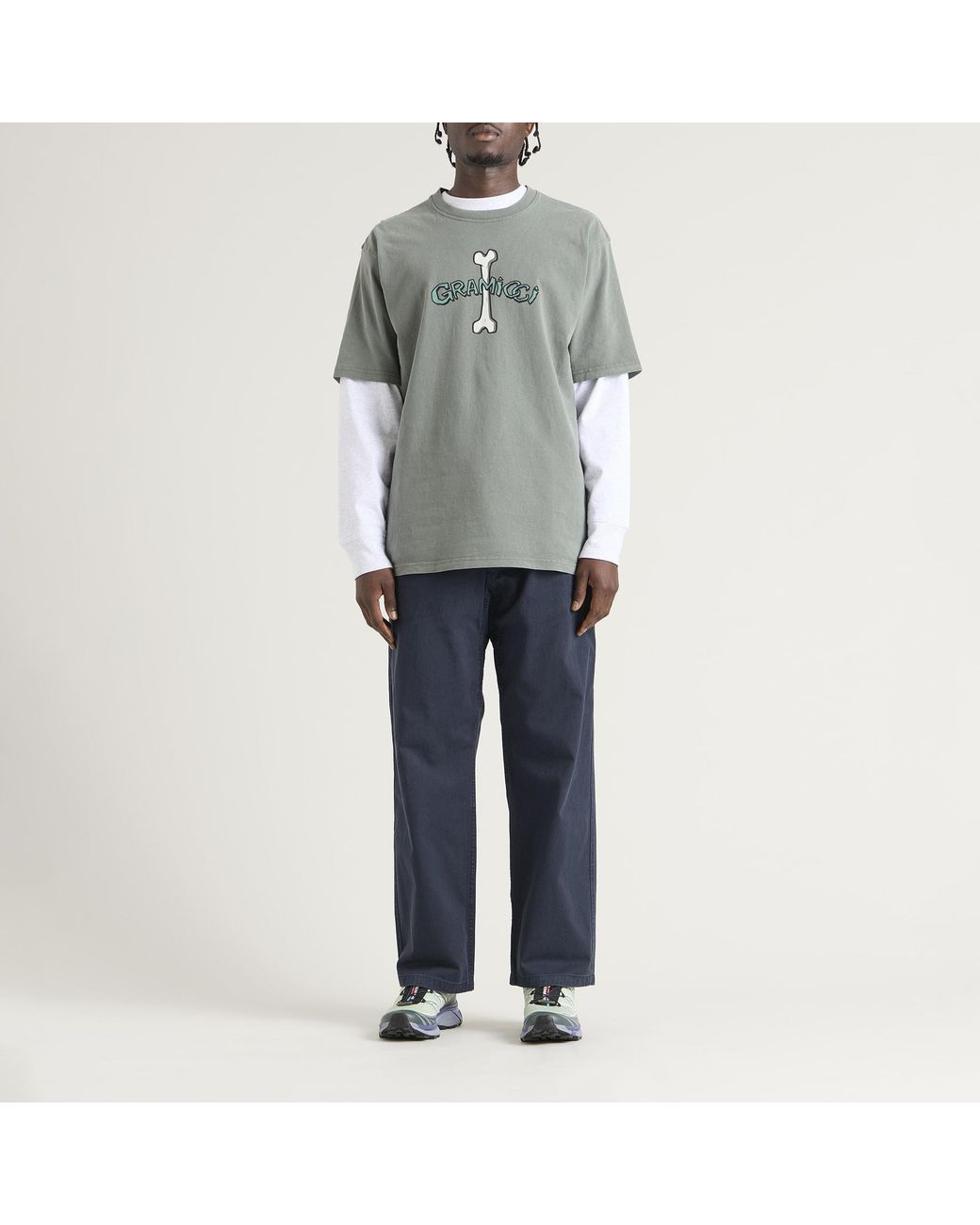 Gramicci Blue Core Pant Straight Fit for men
