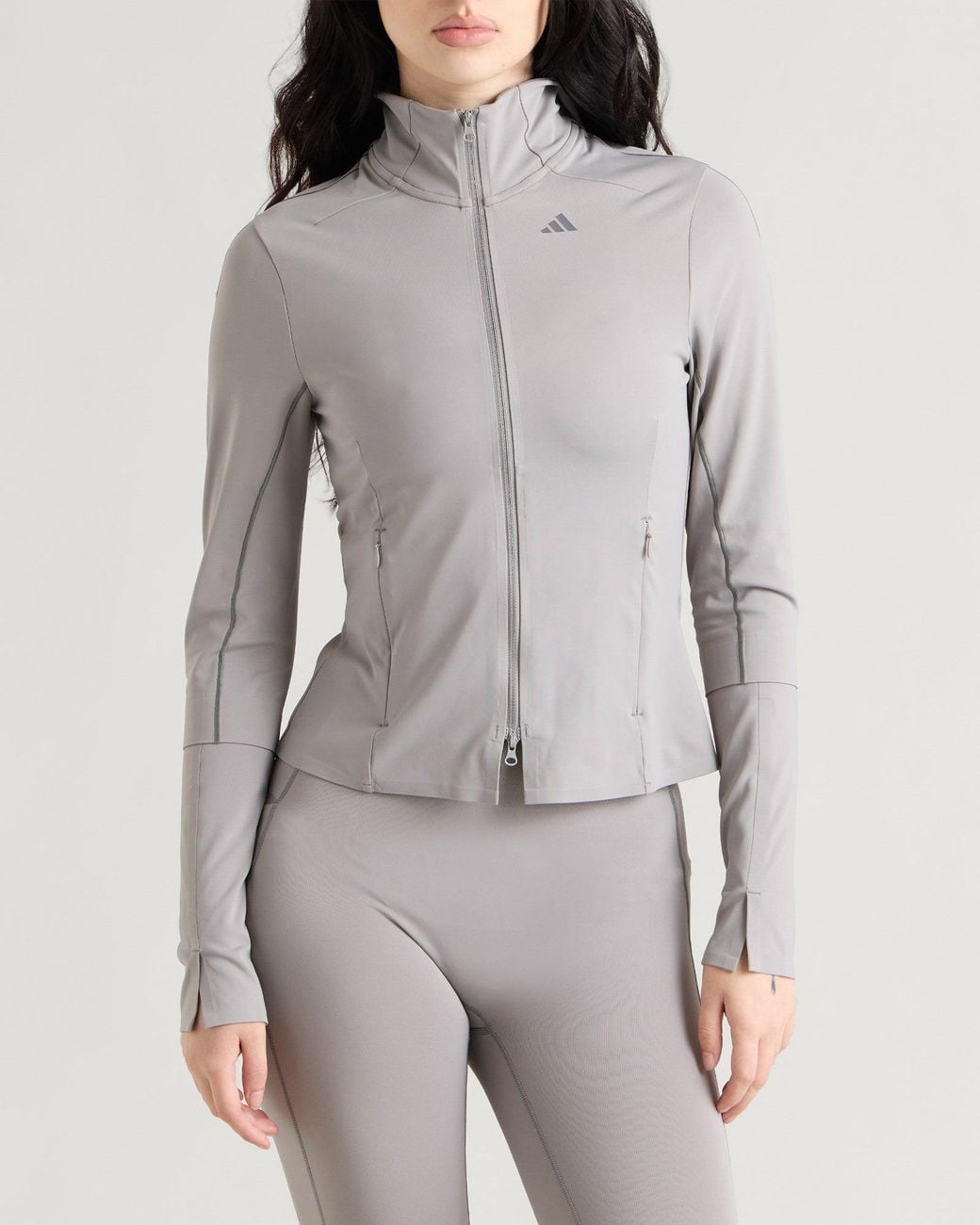 Polyester Studio adidas X Entire Studios Training Midlayer Top in Gray | Lyst