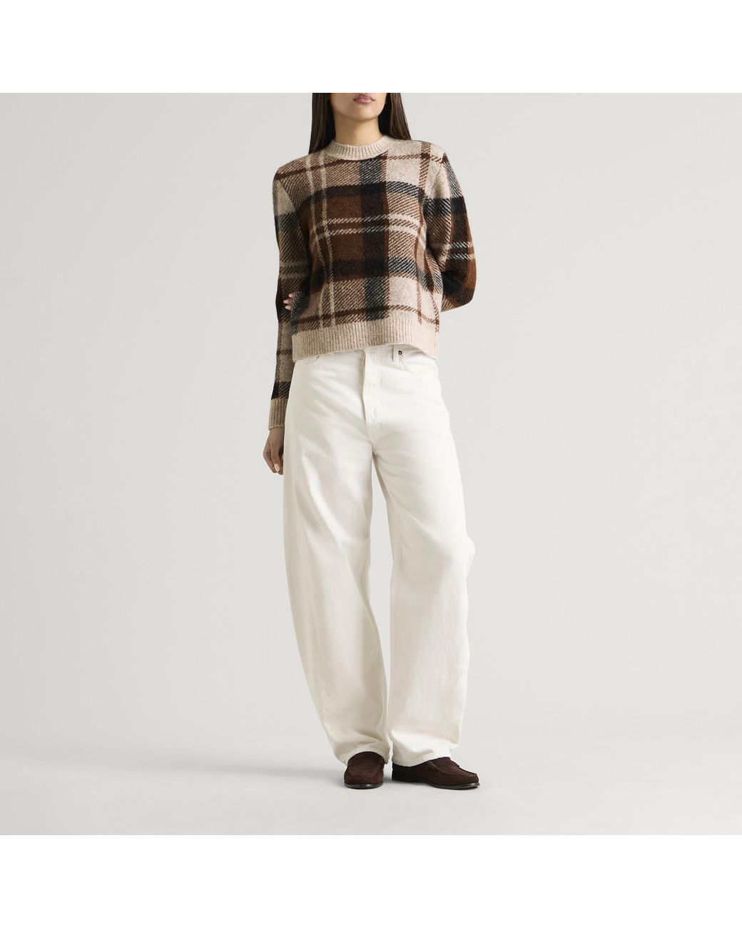Barbour Brown Glendyn Knitted Jumper