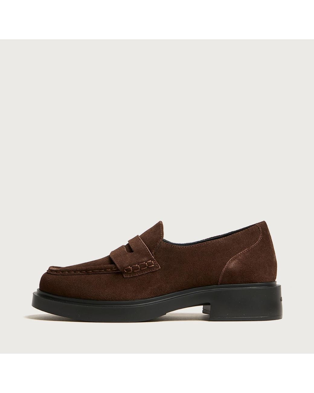 G.H.BASS Brown Albany Ii Penny Suede Loafers