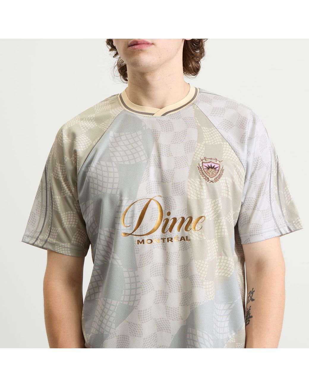 Dime Checkered Home Jersey in Grey for Men | Lyst Australia