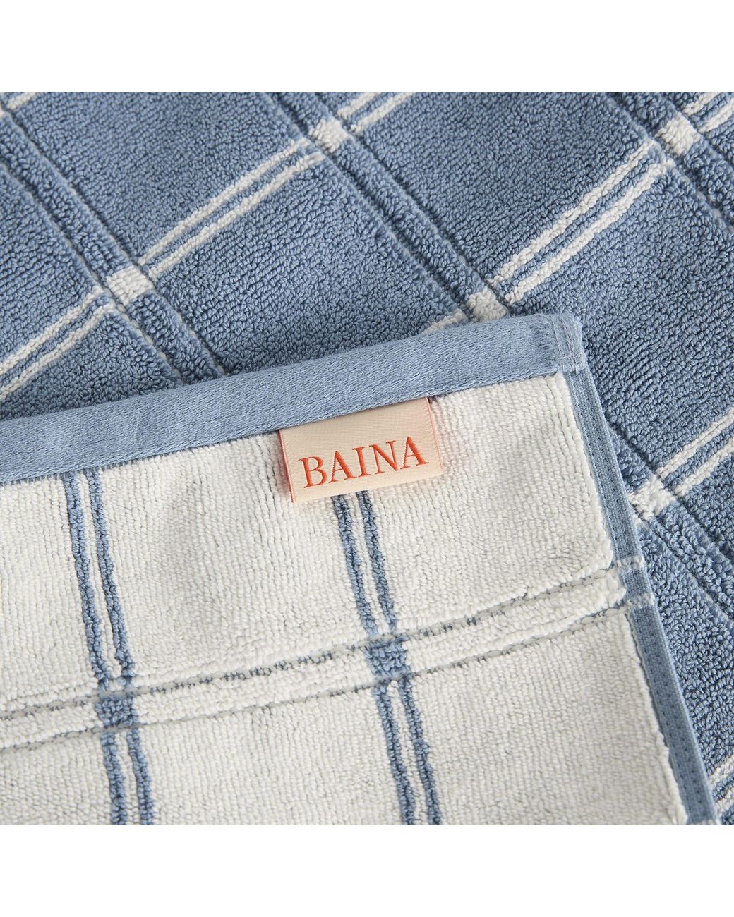 BAINA Blue Devon Bath Mat