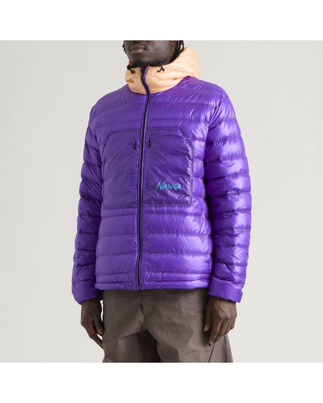 NANGA Purple Ultilight Packable Down Parka for men