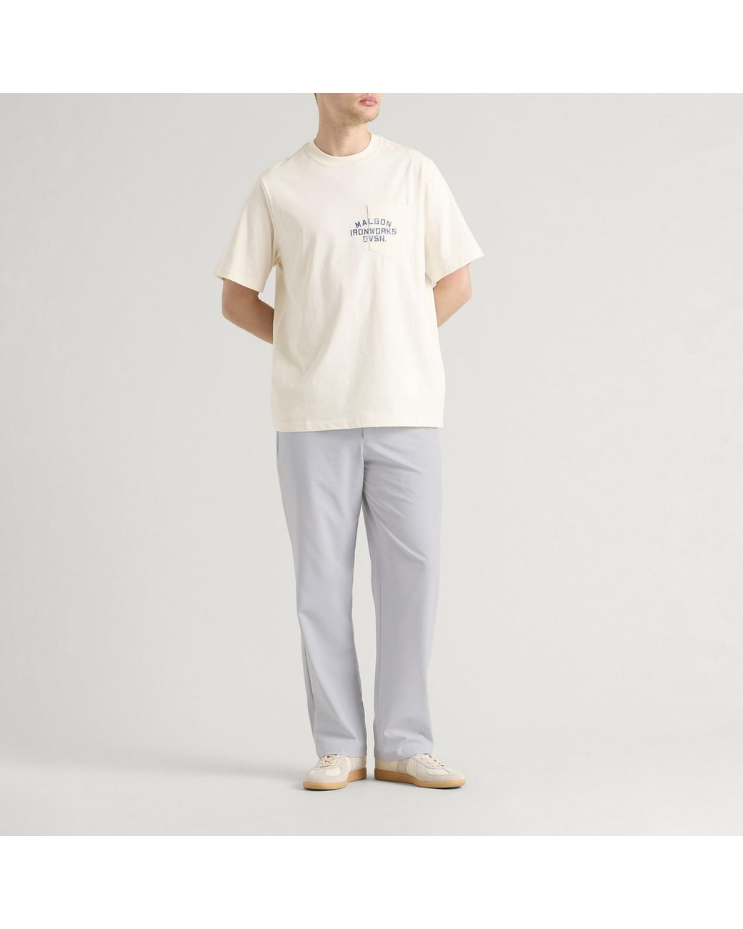 Malbon White Condor Coolcore Pant for men