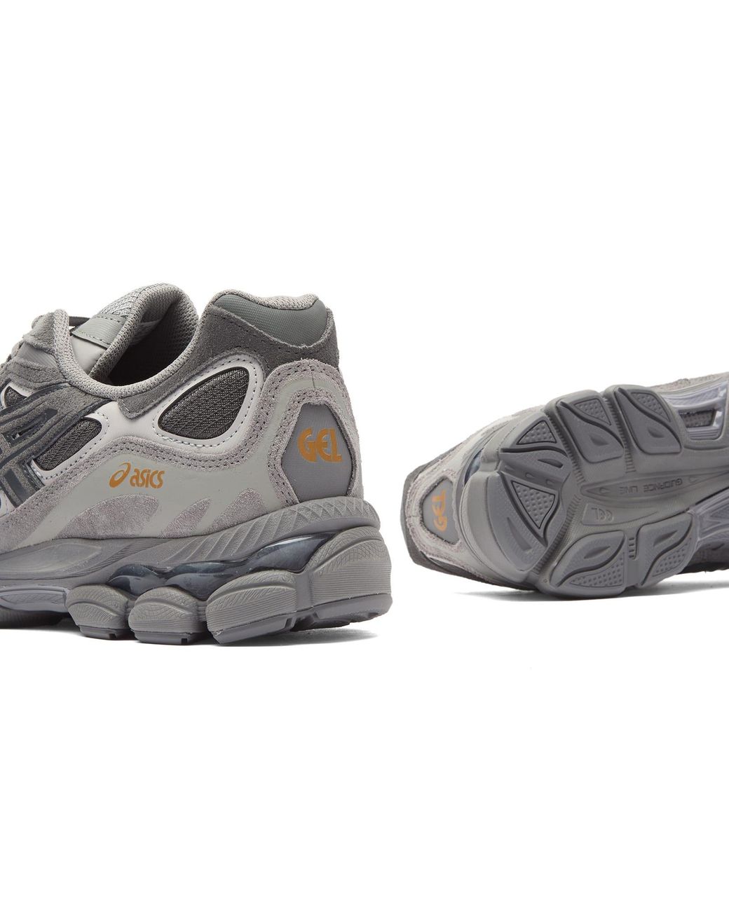 Asics Gray Gel-Nyc Sneakers for men