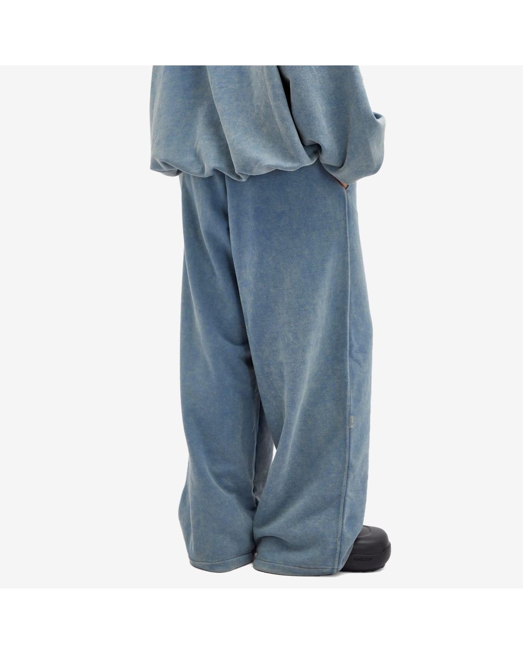 OPEN YY Wide Sweatpants in Blue | Lyst