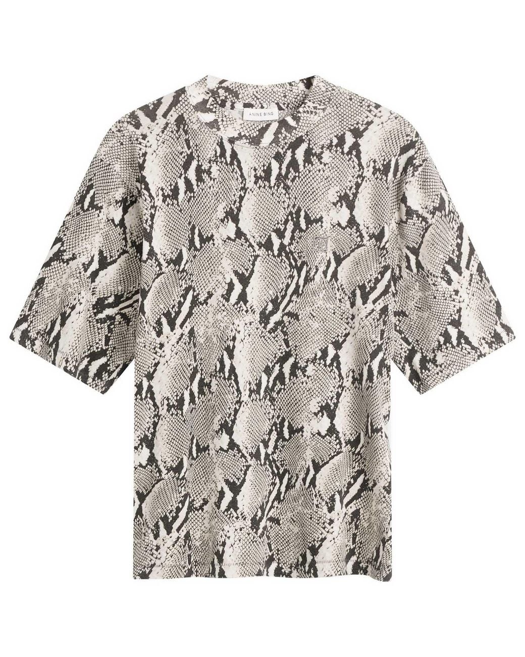 Anine Bing Gray Avi T-Shirt