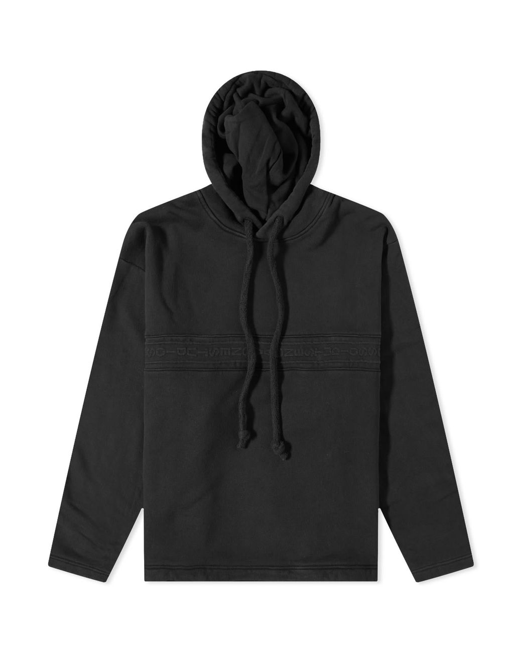 Acne black hoodie top