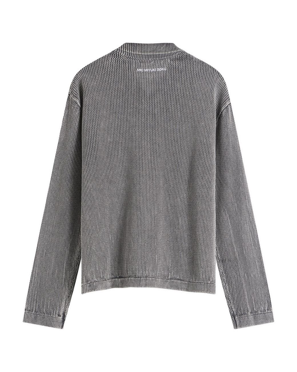 MKI Miyuki-Zoku Gray Presented By End. Pigment Dyed Loose Gauge Track Jacket for men