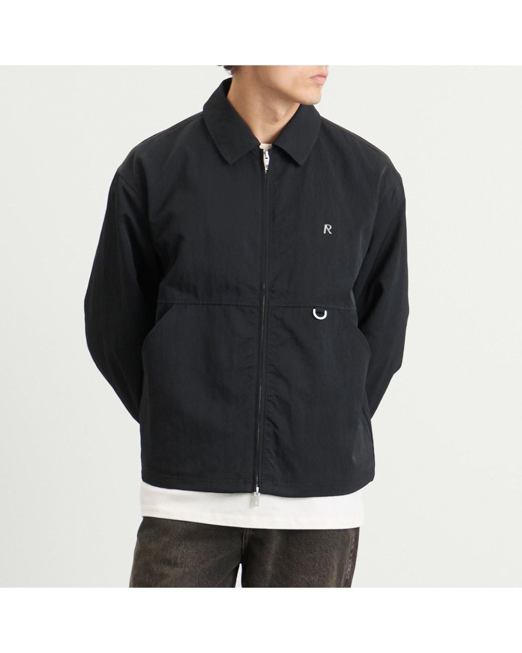 Represent Black Nylon Shirt for men