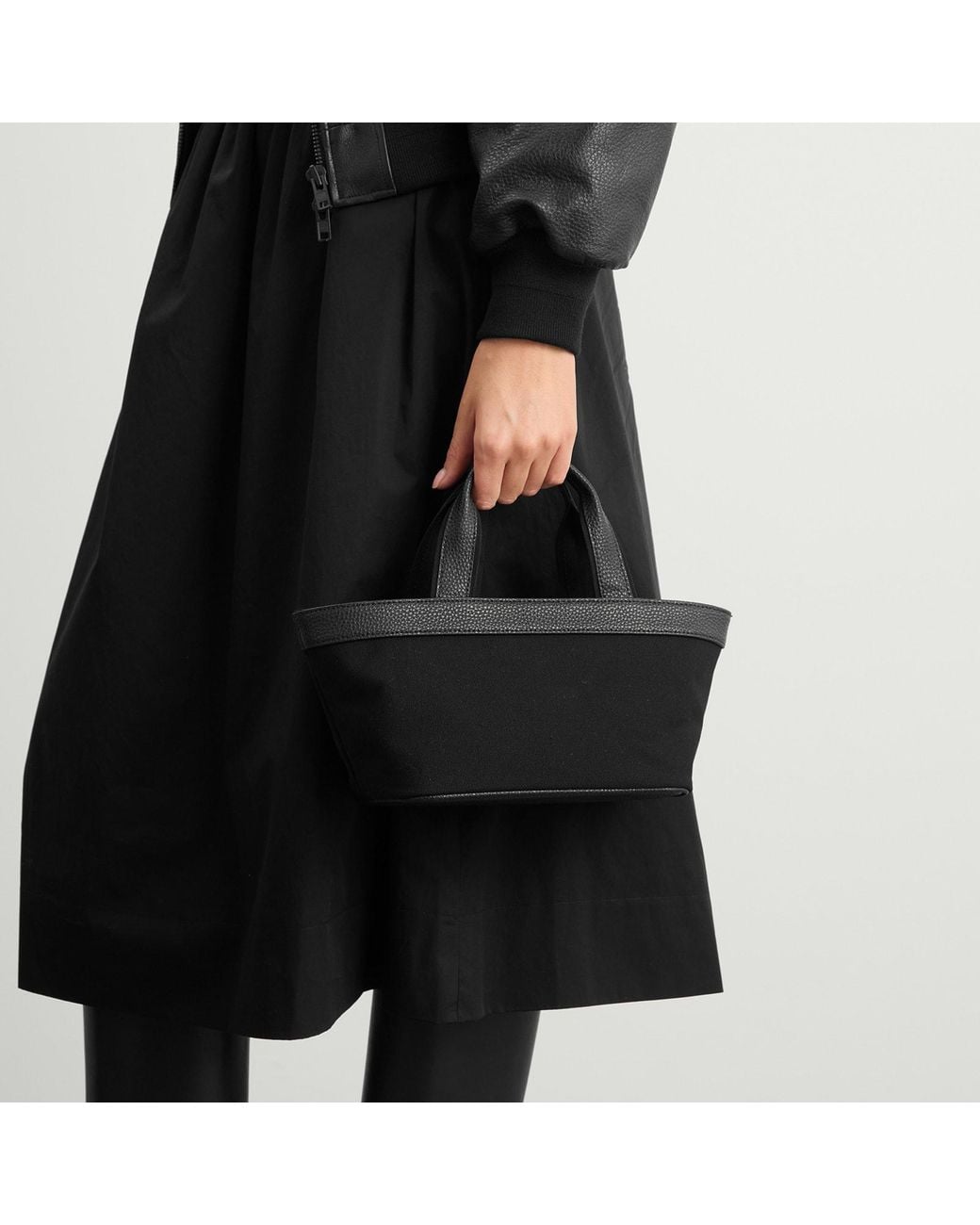 NOTHING WRITTEN Black 1967 Half Tote Bag