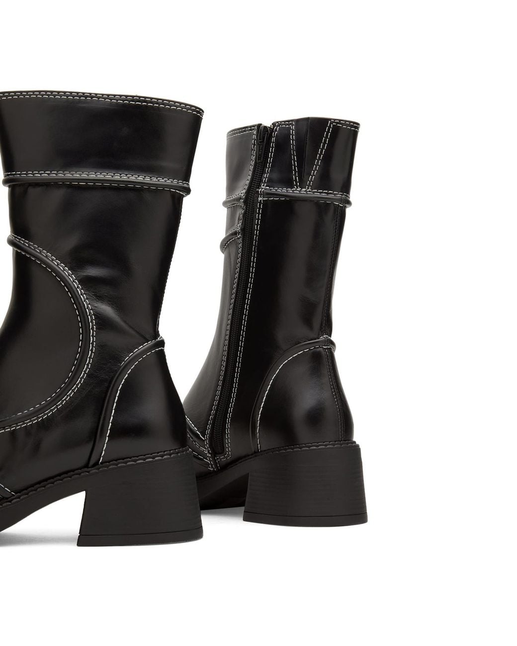 Miista Black Malene Patent Boot