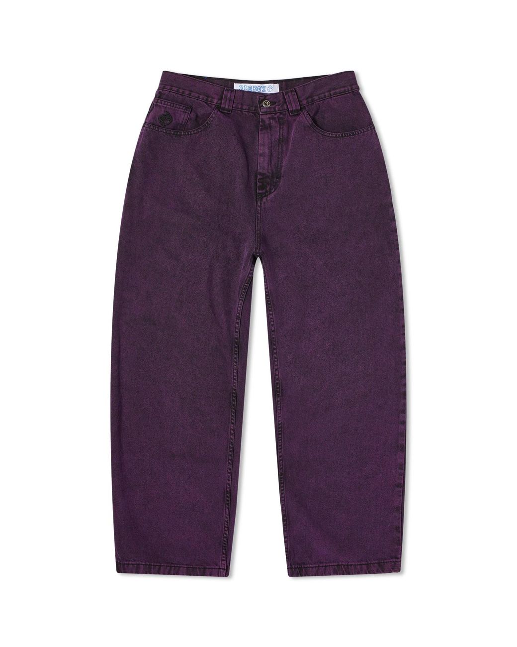 POLAR SKATE BIG BOY JEANS PURPLE BLACK - ワークパンツ/カーゴパンツ