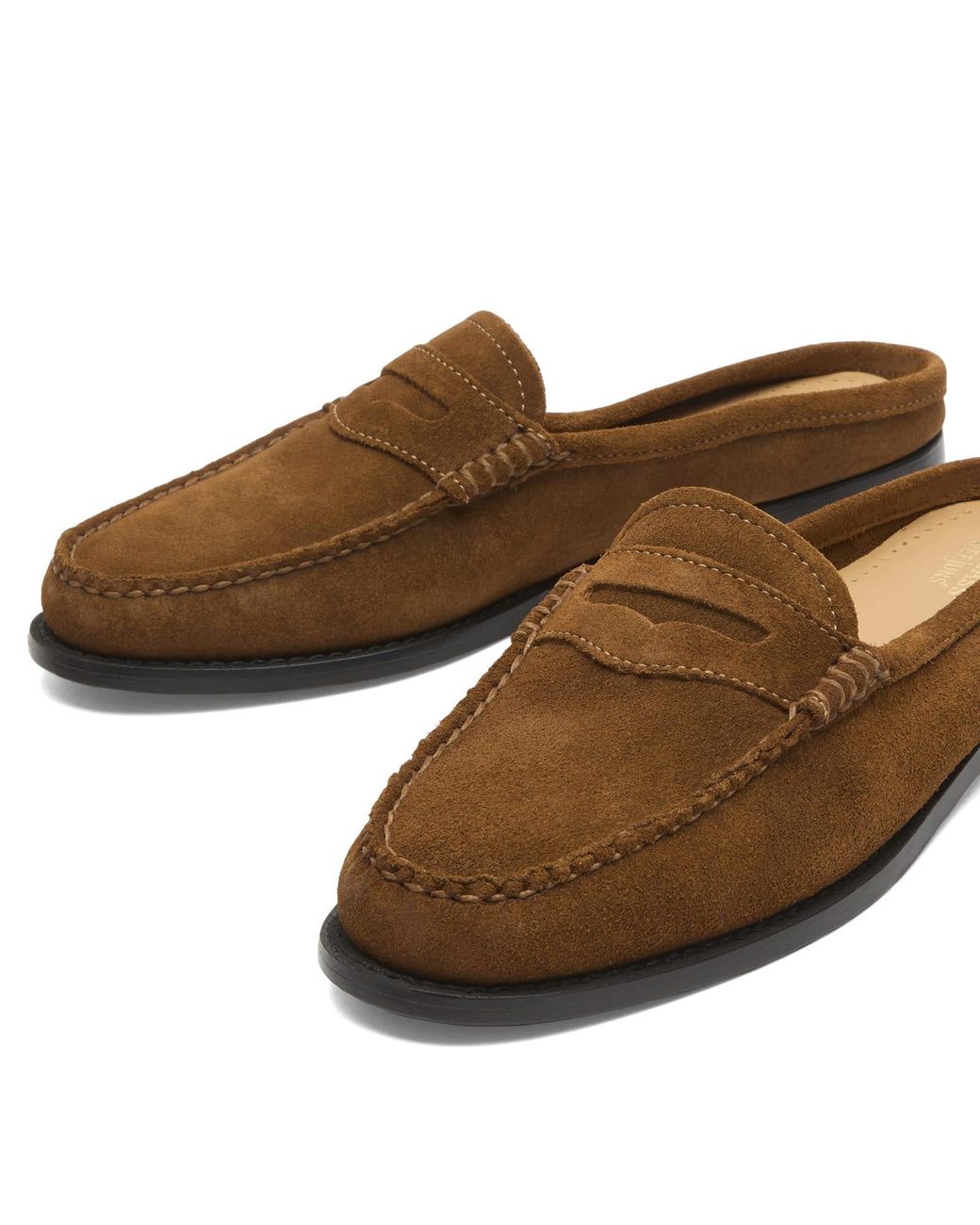 G.H.BASS Brown Weejun Penny Slide