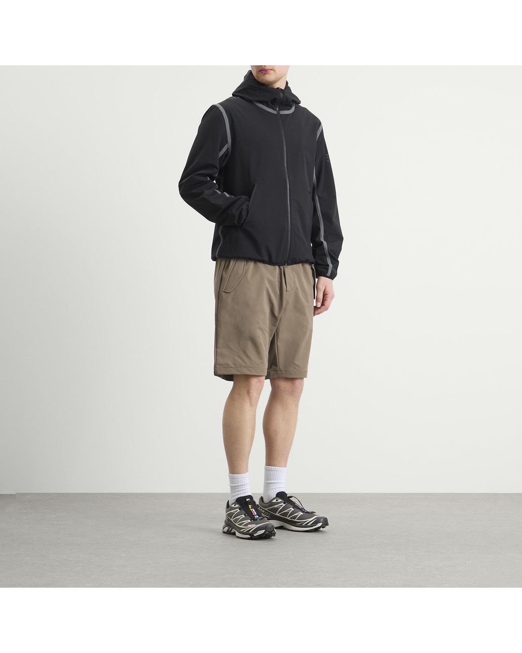 KA_YO_Prototype Green Parachute Shorts for men