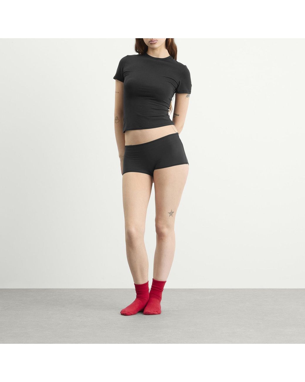 Skims Black Fits Everybody Boyshort