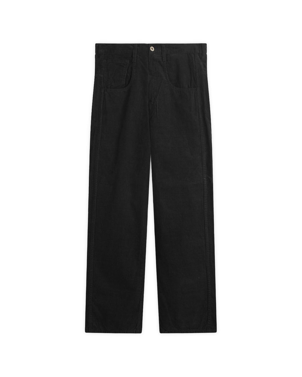 Junya Watanabe Black Cotton Corduroy Trousers for men