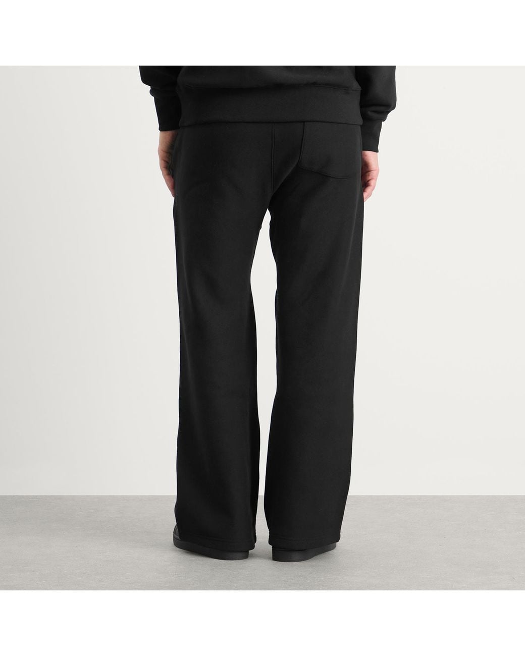 Champion Black Classic Straight Hem Sweat Pants for men