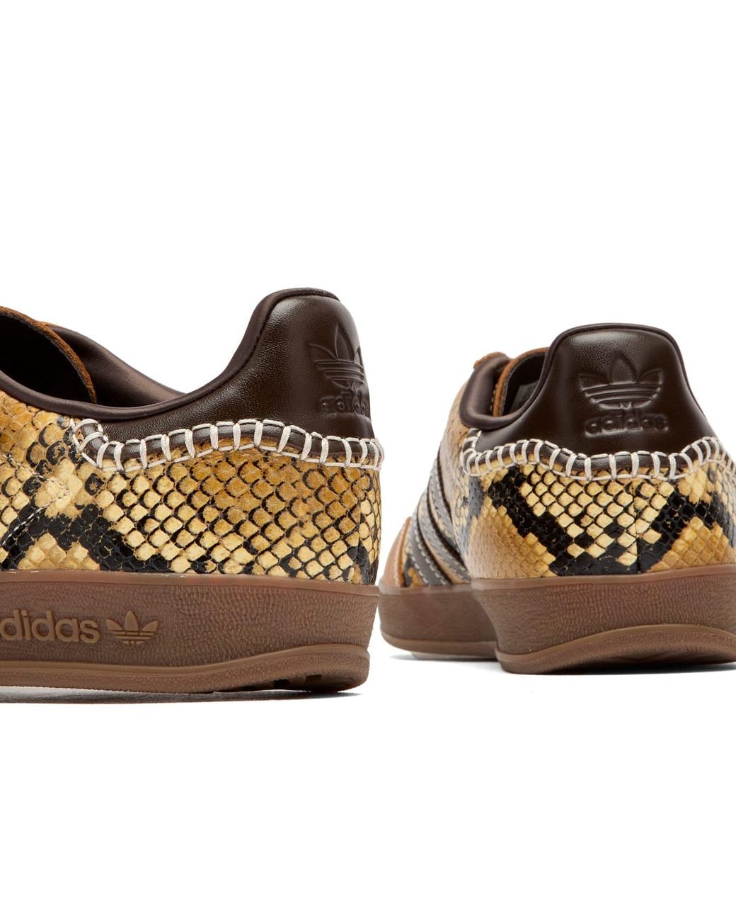 Adidas Brown X Wales Bonner Gazelle Snake Sneaker