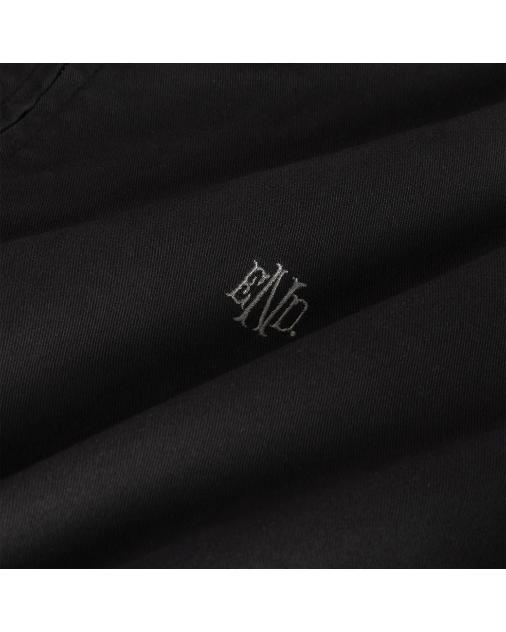 END. Black Monogram Jacket for men