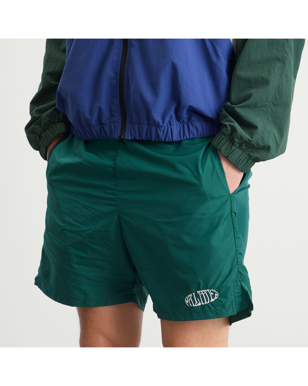 Palmes Green Oval Tennis Shorts for men
