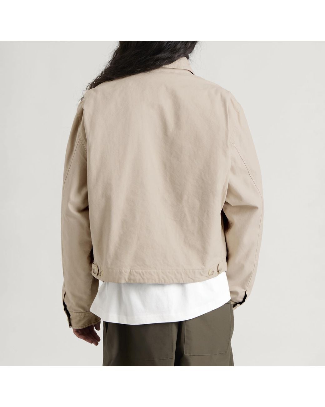 Entire studios Natural Hatch Cotton Jacket for men