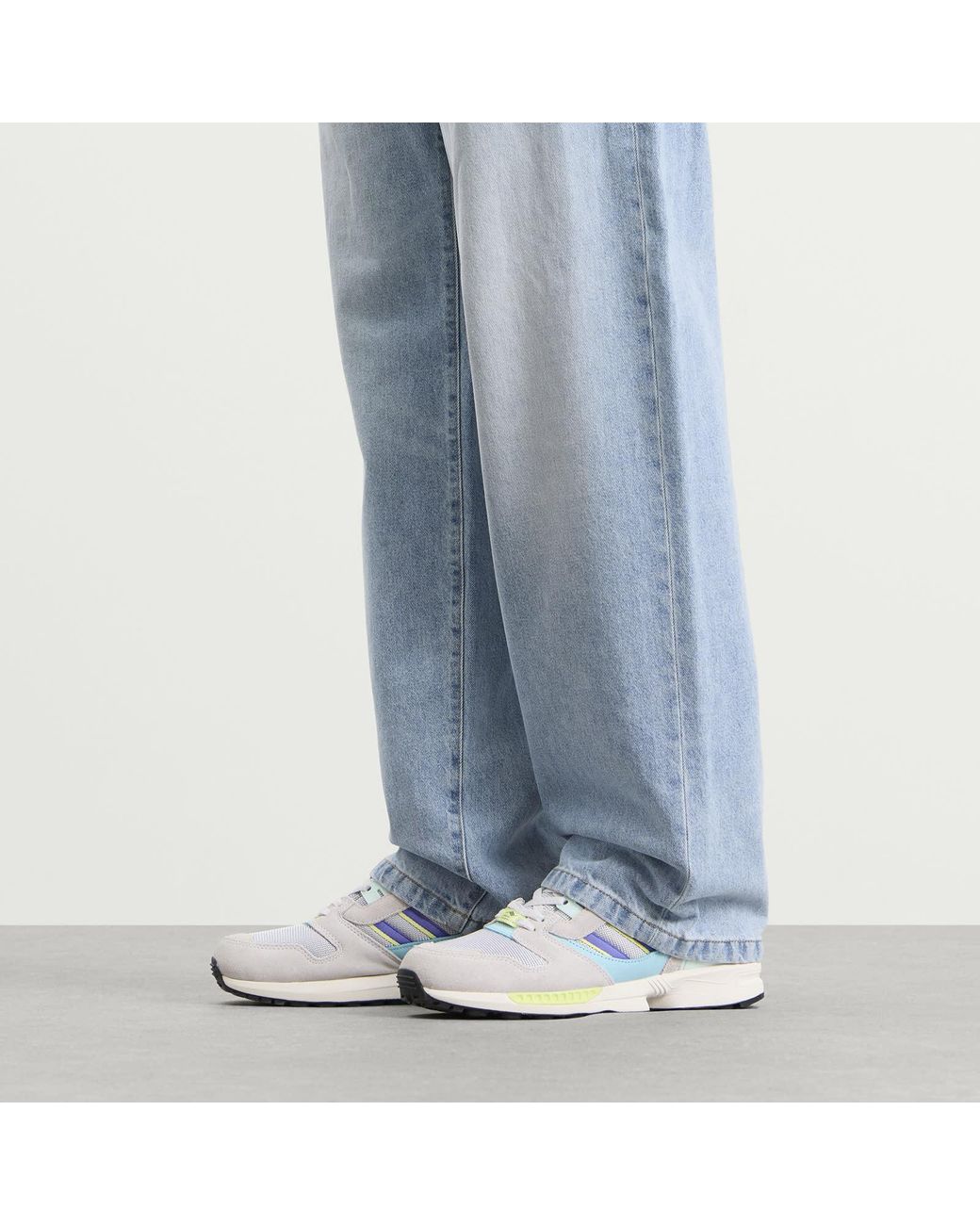 Adidas Blue Zx 8000 Sneaker for men