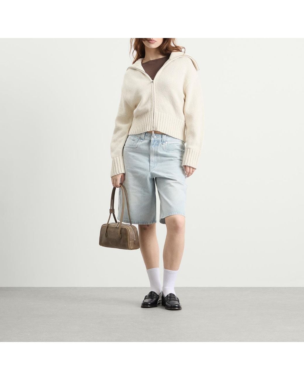 House Of Sunny Blue Sundown Denim Shorts