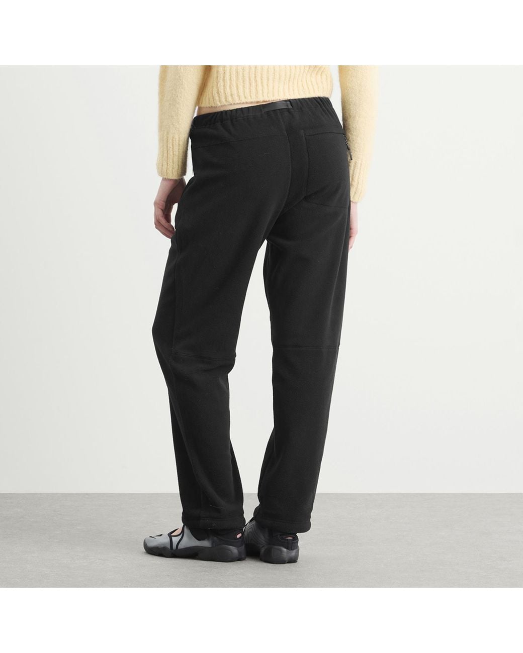 Gramicci Black Thermal Fleece Pant